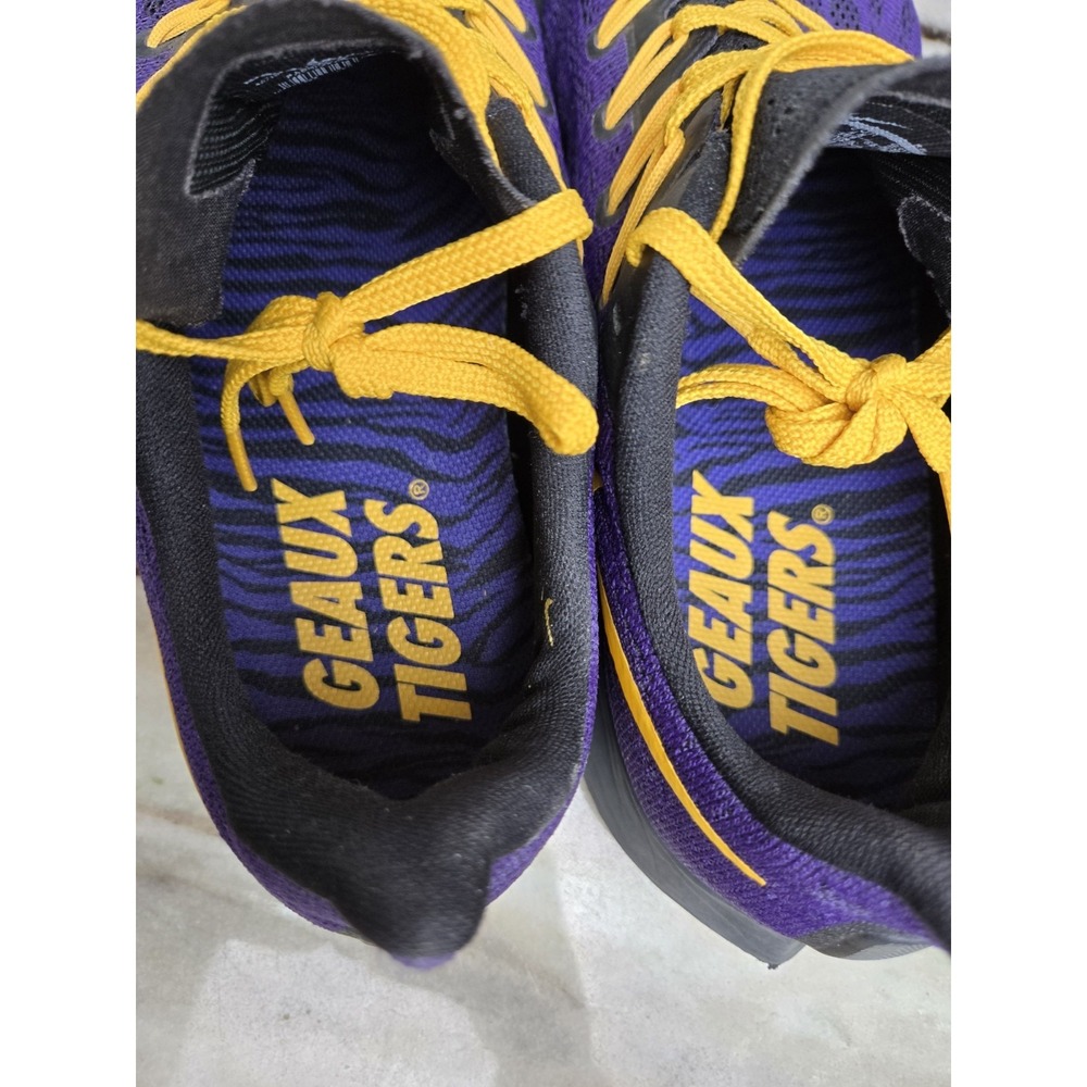 NIKE Air Zoom Pegasus 36 LSU Sneakers Mens 10 Purple Gold Shoes - Picture 5 of 8